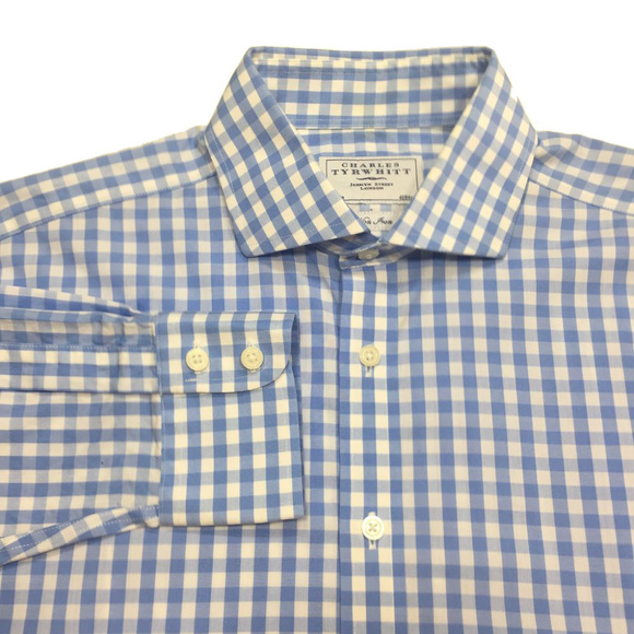 Charles Tyrwhitt Non Iron Button Shirt - Picture 4 of 5